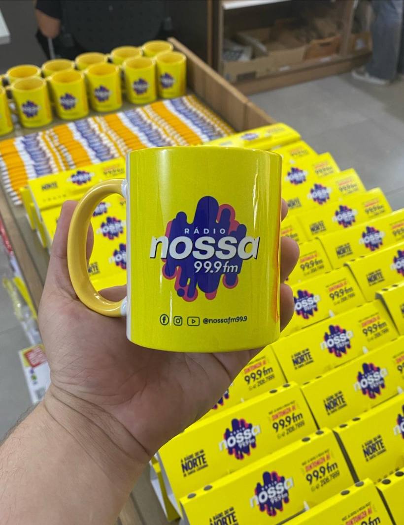 Material personalizado entregue pela MZ Impressões
